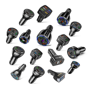 Encendedor de cigarrillos QC3.<span class=keywords><strong>0</strong></span>, adaptador de teléfono móvil para coche, cargador PD 4 en <span class=keywords><strong>1</strong></span> USB, carga rápida para iPhone, 25W, 30W, 50W, 59W, 75W - Product Image 1