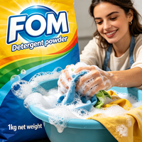 Lessive en poudre moussante parfumée longue durée en 10kg, 25kg, poudre à laver en vrac, vente en gros OEM de lessive en poudre en vrac