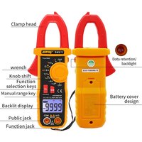 Multimètre numérique à pince SZBJ BM813 à mesure automatique, True RMS 600A AC/DC, NCV, courant de démarrage, température, capacité