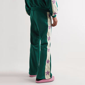 Custom Straight <strong>Trouser</strong> Loose Fit Polyester <strong>Jersey</strong> Sweatpants Men Baggy Track <strong>Wide</strong> <strong>Leg</strong> Sweat Flare Pants for Men - Product Image 2