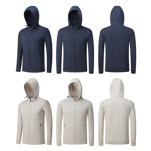 Sweat à capuche rafraîchissant en soie de glace design OEM UPF50 Vêtements de protection solaire à séchage rapide et respirant pour les sports d'été en plein air - Product Image 5