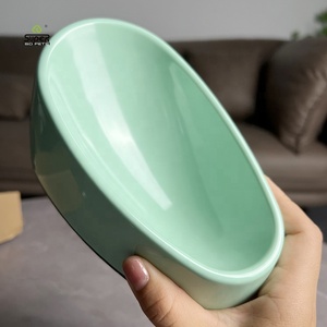 Diseñado para <span class=keywords><strong>Beagle</strong></span> Dogs Oval No Spill Dog Bowl Dish Elevated Dog Bowl - Product Image 3