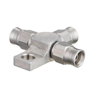 Raccord croisé à 4 voies en acier inoxydable usiné avec précision Haofa, résistant à la corrosion, connecteur <span class=keywords><strong>hydraulique</strong></span> pour conduites d'huile/gaz/eau - Product Image 6
