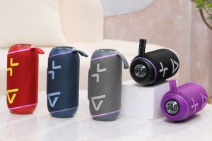 Altavoz Bluetooth de cuerda de mano al aire libre impermeable de 16W con luz LED pulsante 1/2" - Product Image 6
