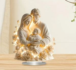 Popular Religious Series Acrylic <b>Ornaments</b> Color Printing Office Coffee Shop Desktop <b>Ornaments</b> Wholesale - Product Image 1
