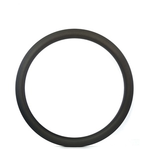 Set Roda Sepeda Aluminium Alloy Berkualitas Tinggi Warna Hitam Matte Tinggi Rangka 40 50mm Sistem Rem Cakram V Brake Rim Tanpa Logo - Product Image 2