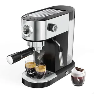 Factory Direct Sales Coffee Maker 1.4L Smart Espresso Machine Coffee Makers With Milk Frother Wand