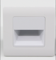 Lampu LED Pintar Modern untuk Rumah dengan Sensor Gerak PIR & Cahaya Konstan, 1W, Tegangan Lebar AC100-265V untuk Rumah, Hotel, dan Koridor