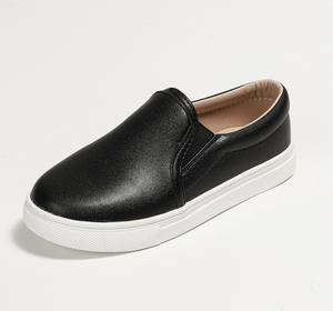 Custom Simple Flat-soled Casual Leather <b>Shoes</b> Boys and Girls New Casual <b>Soft</b>-soled Children Loafer <b>Shoes</b> - Product Image 1