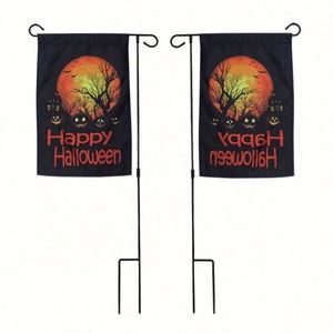 Bandera Decorativa Personalizada de Alta Calidad para Exteriores, Sublimada, en Blanco, para Bienvenida de Verano, Festival de Pascua, para Perros, Mascotas, Jardín, con Soporte para Asta - Product Image 2