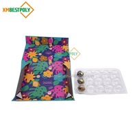 Boîte cadeau pliable en carton de luxe élégante avec fermeture magnétique pour chocolat à la truffe, emballage rigide avec couvercle magnétique