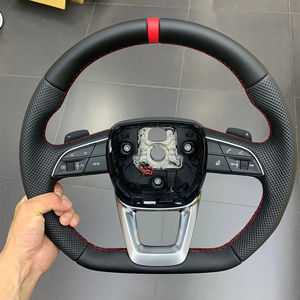 Volante de Cuero para Auto para Audi Q5 Sq5 2013-2025, Volante Deportivo Mejorado con Base Plana y Calefacción - Product Image 3