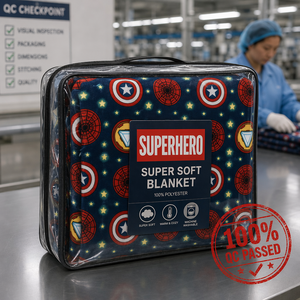 Manta de Franela con Estampado de Superhéroes, Anti-Pilling, Personalizable, para Todas las Estaciones, Certificación <span class=keywords><strong>FAMA</strong></span> GRS, Venta al Por Mayor, Regalo - Product Image 2