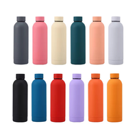 Thermos isolé sous vide à double paroi avec impression personnalisée bouteille d'eau de sport de 12oz 17oz 25oz 32oz paille en acier inoxydable