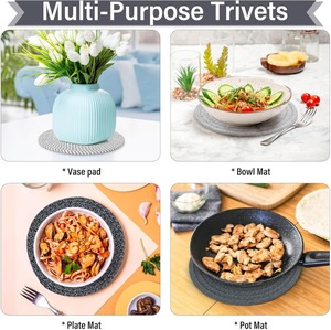 Posavasos de Bambú para Ollas y Sartenes Calientes, Resistentes al Calor, No Tóxicos, Estilo Chino Tradicional para Encimeras de Cocina - Product Image 6