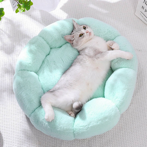 Wool <b>Plush</b> <b>Cat</b> Bed Soft Comfortable Cozy Removable & Washable Pet Furniture for <b>Cats</b> to Rest and Relax - Product Image 3
