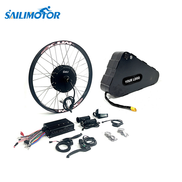 Sailimotor Performance-driven Direct Hub Motor 1500W High-speed Mode 48V Mtx E Bike Conversion Kit Optional Battery