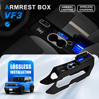 Boîte de rangement pour accoudoir central sur mesure, pièces de modification automobile pratiques pour VinFast VF3 Mini EV