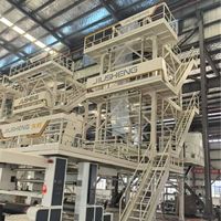 Machine d'extrusion de film à cinq couches Wuhan Jiusheng pour l'emballage alimentaire, équipement de haute qualité avec anneau d'air automatique