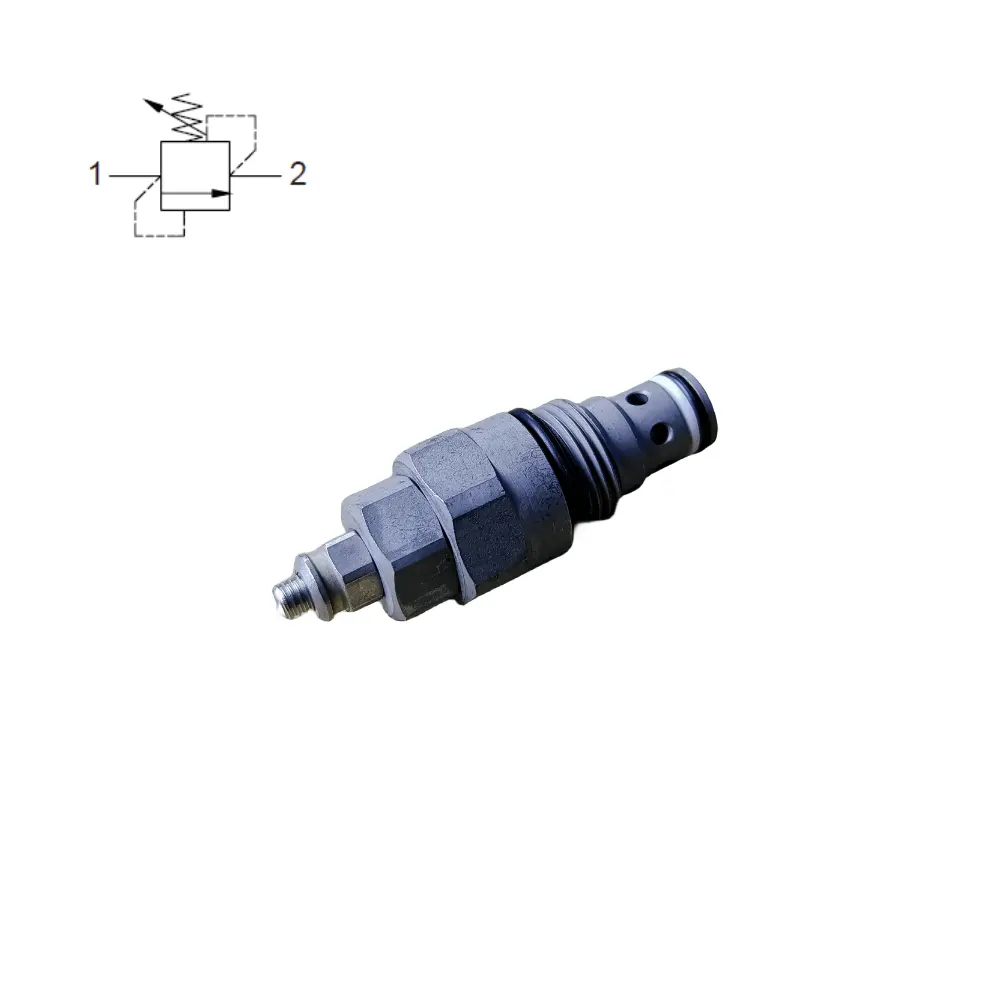 Adjustable Pressure Control Valves P08M-20 ELT Direct Acting Poppet Type Hydraulic Relief Valve In Stock