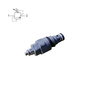 조정 가능한 압력 제어 밸브 P08M-20 ELT 직접 동작 포펫형 유압 릴리프 밸브 재고