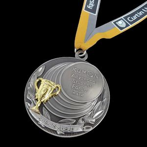 Medalla de Metal 3D Moderna Personalizada al por Mayor, Medalla de Premio de Aleación de Zinc en Oro, Plata y Bronce, Recuerdo para Maratones, Eventos Deportivos y Competiciones - Product Image 5