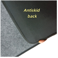Tapis chauffant extra-long (100*40 cm) - Chauffe-pieds électrique pour la maison, le bureau et la caravane