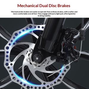 Vélo de montagne Maxi, cadre en acier <span class=keywords><strong>carbone</strong></span>, freins à disque doubles, absorption des chocs, roues de 26 pouces, <span class=keywords><strong>fourche</strong></span> à ressort, pour hommes, femmes et adolescents - Product Image 3