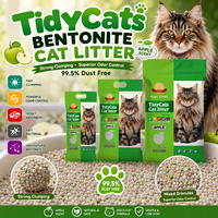Litière pour chat en bentonite naturelle, agglomération rapide, contrôle des odeurs, légère, sans poussière, sable pour chat, litière pour animaux de compagnie