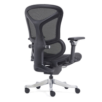 Chaise de bureau exécutive moderne en tissu, design ergonomique, accoudoirs réglables 6D, soutien lombaire réglable, siège en maille, bureau/gaming