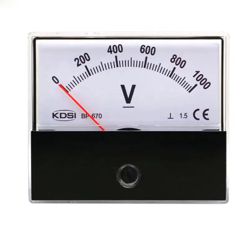 20 Years Manufacturing Experience BP-670 DC1000V direct panel analog dc volt meter