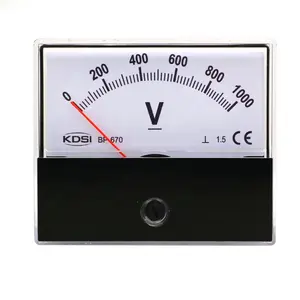 20 yıl üretim tecrübesi BP-670 DC1000V doğrudan panel analog dc volt metre