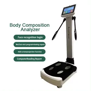 Faccia Login BMI diagnosi elettronica obesità umidità grasso testo bioelettrica impedenza corpo elemento di analisi macchina