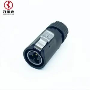 2, 3, 4, 5, 7, 9, 12 ядер, водонепроницаемая пластиковая промышленная авиационная розетка, светодиодный экран, Мужской Женский Круглый проводной разъем LP20 - Product Image 5