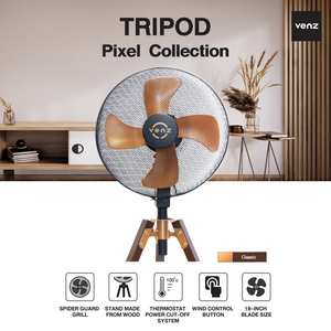 Moteur AC de style bois luxueux, série PIXEL ROMA BLACK, design moderne, pour hôtel, villa et maison de luxe et résidentielle. - Product Image 3