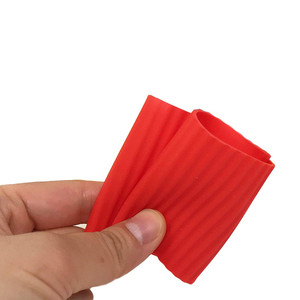 Reusable Coffee Cup Silicone Sleeves Heat Resistant Insulates Protective Sleeve Nonslip <b>Protector</b> <b>Cover</b> - Product Image 2