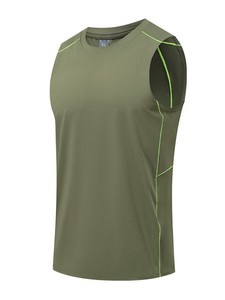 Camiseta sin Mangas de Punto con Cuello Redondo y Diseño de Logotipo Personalizado de Alta Calidad, Ligera, de Secado Rápido y Transpirable - Product Image 2