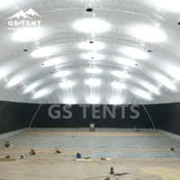 Stade gonflable soutenu par l'air pour le badminton, le basketball, le tennis, le football, gymnase sportif intérieur