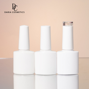 โลโก้ที่กําหนดเองขวดแก้วบรรจุภัณฑ์สีดําสีขาว 8ml ฐานเจลยาทาเล็บขวดเปล่าพร้อมฝาแปรง - Product Image 6