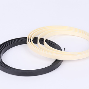 Materiale ABS 1650*6*1.5mm per chitarra rilegatura striscia di rivestimento con Logo personalizzato striscia decorativa amplificatore per basso che rende materiale per chitarra