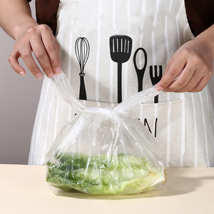 Custom Size Logo Supermarket Bakery Restaurant Fruit Vegetable Food <b>Storage</b> <b>Plastic</b> Roll Packaging Poly Bag - Product Image 4