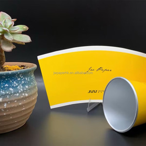 Papel de pared impermeable con revestimiento de PE, materiales ecológicos de calidad alimentaria, vasos de papel desechables en piezas. - Product Image 4