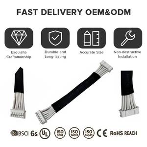 太陽光・環境センサーケーブルハーネス DS18B20 PBT絶縁 IP65/IP67認証 IoT農業 屋外気象観測ステーション用 - Product Image 4