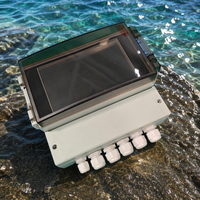 Contrôleur et analyseur de qualité de l'eau en ligne multiparamètres pour la surveillance de l'eau pH 0-14.0 TDS 0-1000 G/L Conductivité 0-500 S/cm