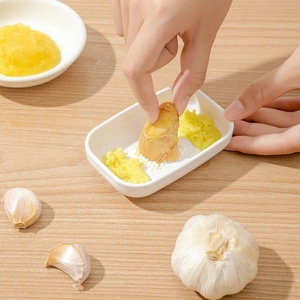 Multifunctional White <b>Garlic</b> Grinder Mincer and <b>Chopper</b> for Kitchen <b>Garlic</b> Nuts and Ginger Easy to Clean - Product Image 1