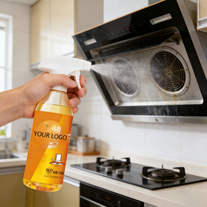 Dégraissant en spray pour cuisine, éliminateur rapide de taches d'huile pour hotte et cuisinière, liquide de nettoyage de qualité industrielle OEM - Product Image 3