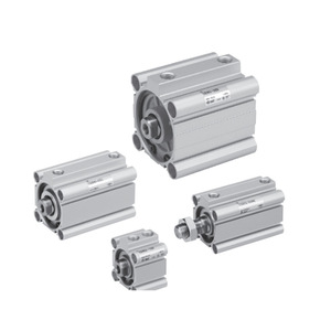 SMC CDQ2B63-5DZ Standard <b>Thin</b> Type Cylinder Single Rod Double Acting Aluminum Body Pneumatic Part - Product Image 4