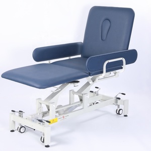 Hastane elektrik muayene masası yatak sedye Metal tıbbi yatak 3 yıl garanti muayene Plinths - Product Image 4