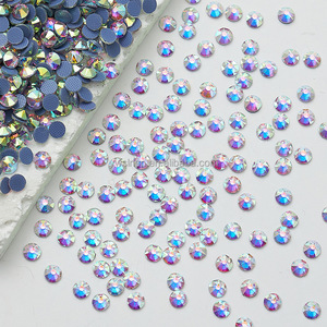 Selina kristal 8 büyük ve 8 küçük yönleriyle yuvarlak sıcak düzeltme Rhinestones-cam Strass giyim, takı yapımı ve akşam çanta - Product Image 1