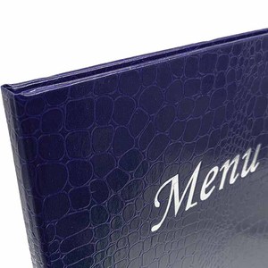 Custom Logo Restaurant Menus Leather Menu Holder with <b>Screw</b> <b>Binding</b> Restaurant Menu Cover - Product Image 5
